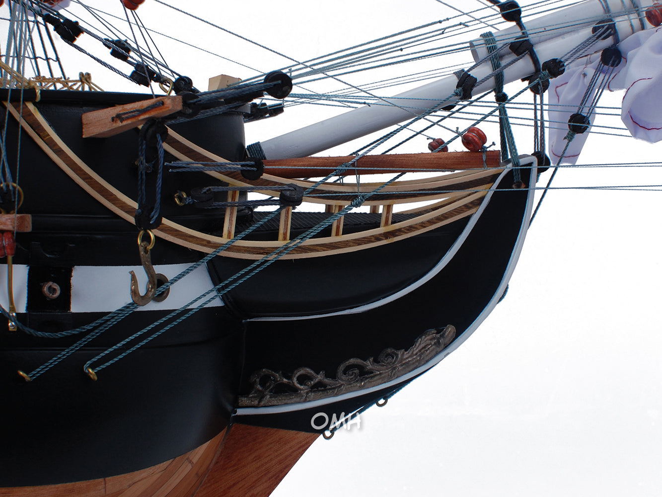 USS Constitution Model Ship Large Painted