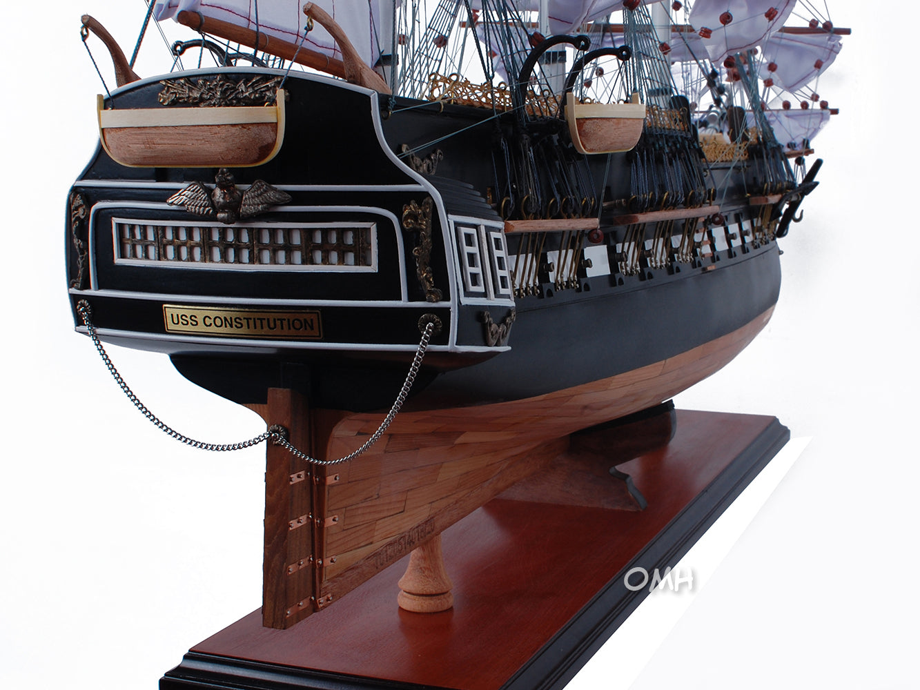 USS Constitution Model Ship Large Painted