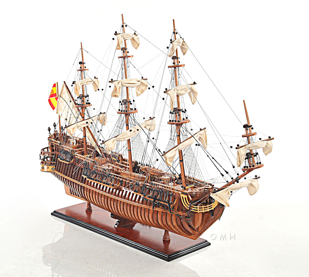 San Felipe Model Ship Open Hull