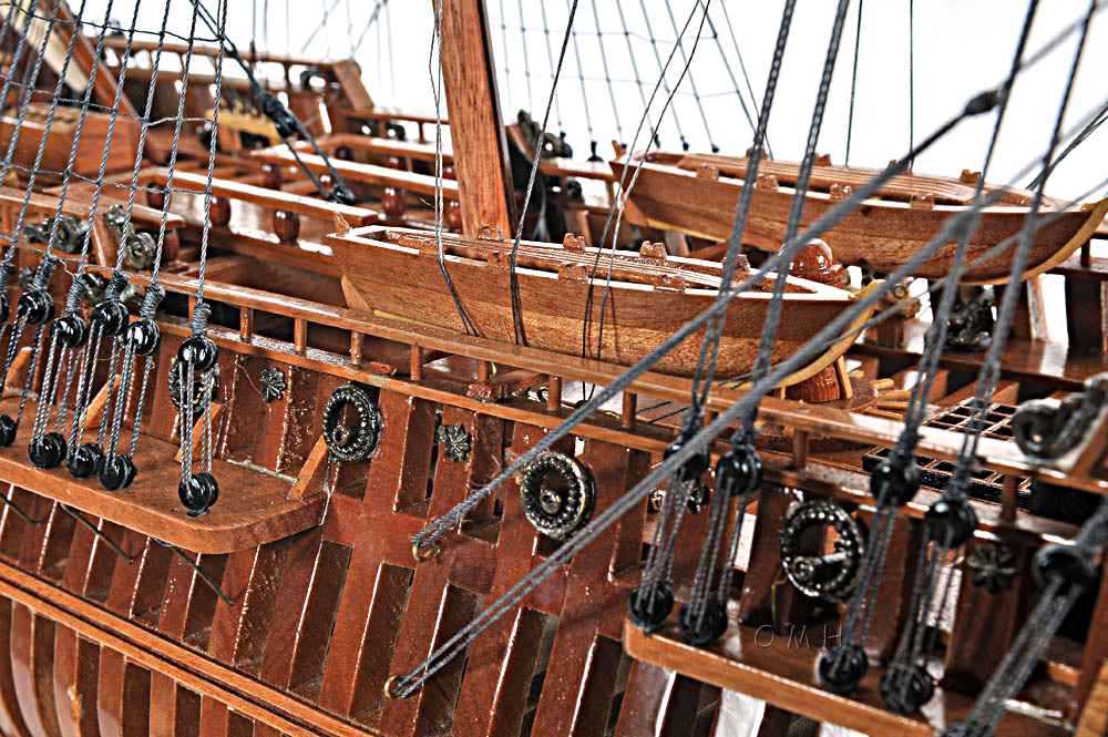 San Felipe Model Ship Open Hull