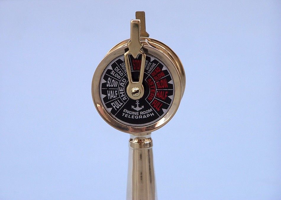 RMS Titanic Engine Room Brass Telegraph COLLECTORS SPECIAL