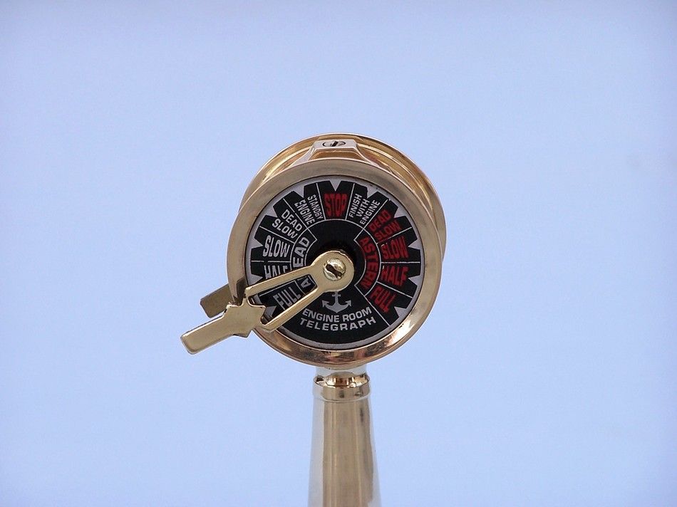 RMS Titanic Engine Room Brass Telegraph COLLECTORS SPECIAL