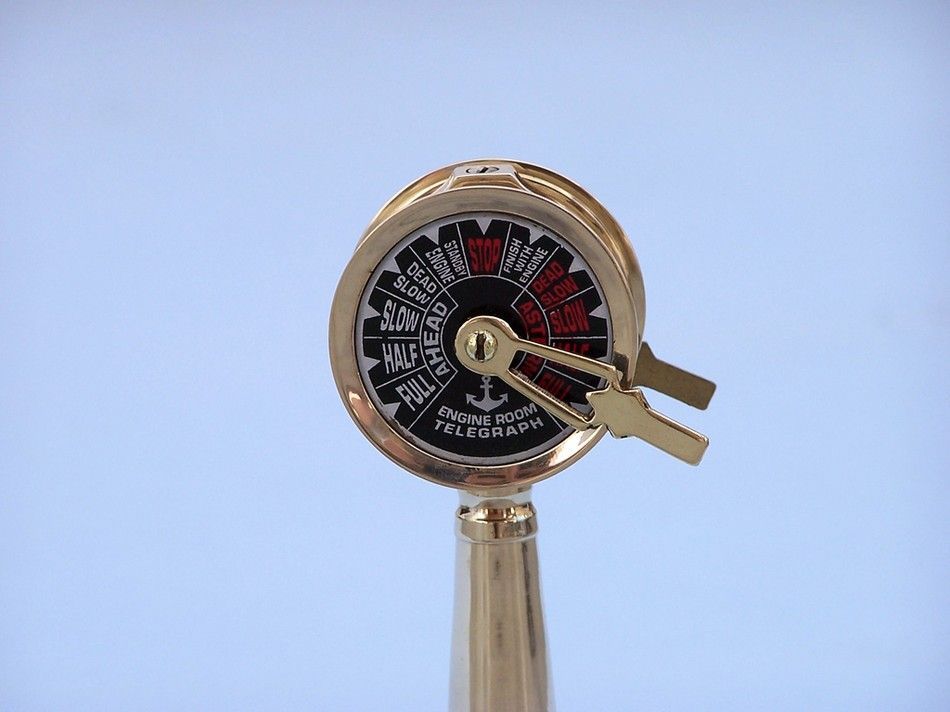 RMS Titanic Engine Room Brass Telegraph COLLECTORS SPECIAL