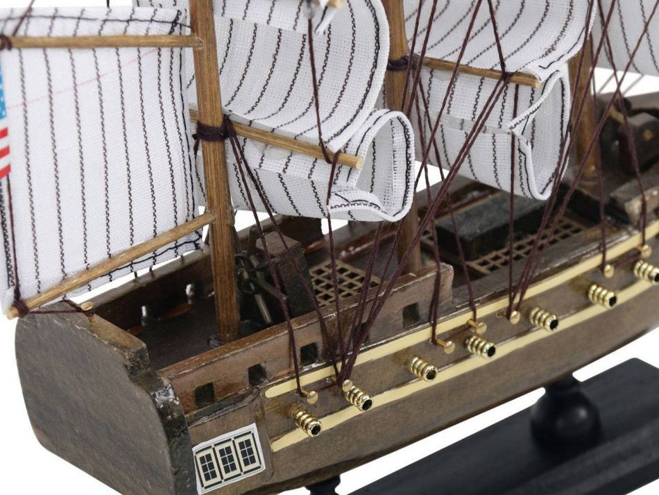 Wooden USS Constitution Tall Ship Model 12"