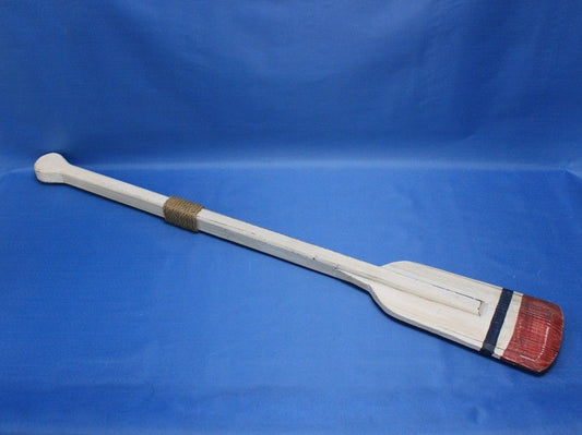 Wooden Bristol Decorative Squared Rowing Boat Oar with Hooks 50"