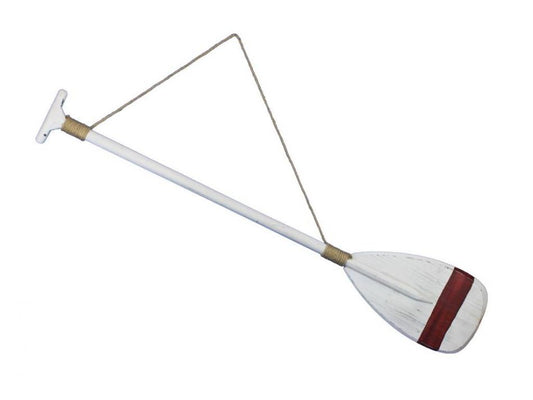 Wooden Manhattan Beach Decorative Rowing Boat Paddle With Hooks 50"