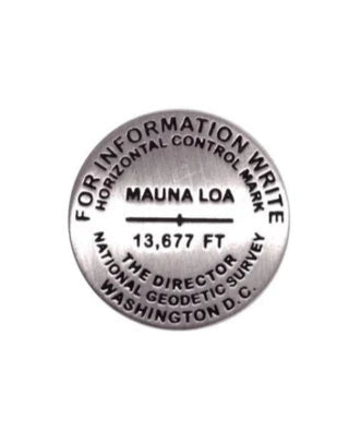 Mauna Loa, Hawaii lapel pin