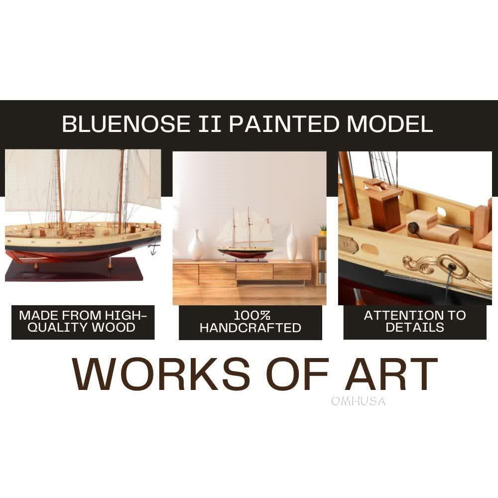 Bluenose II Sailboat Model